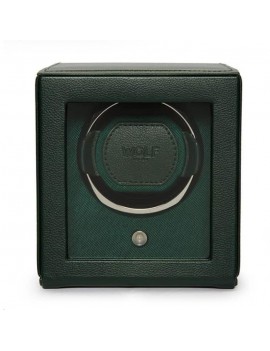 Porta orologi Wolf rotore pelle verde 461141