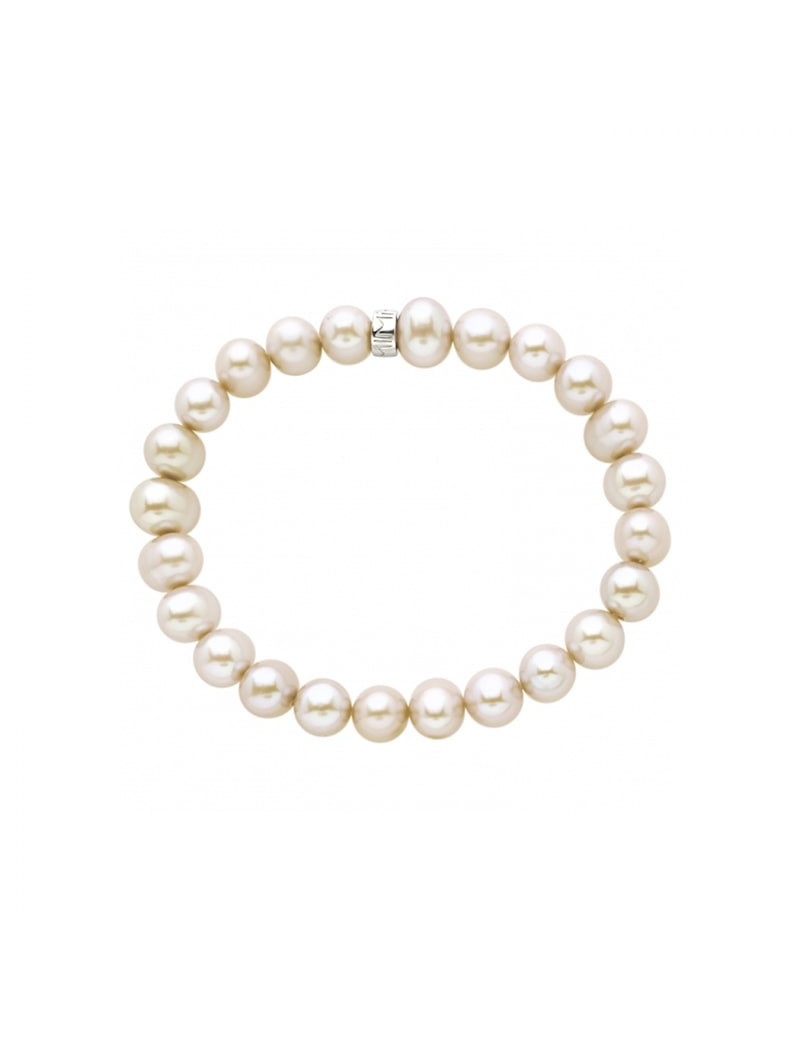 Bracciale Mimi perle medie bianche B03801AR