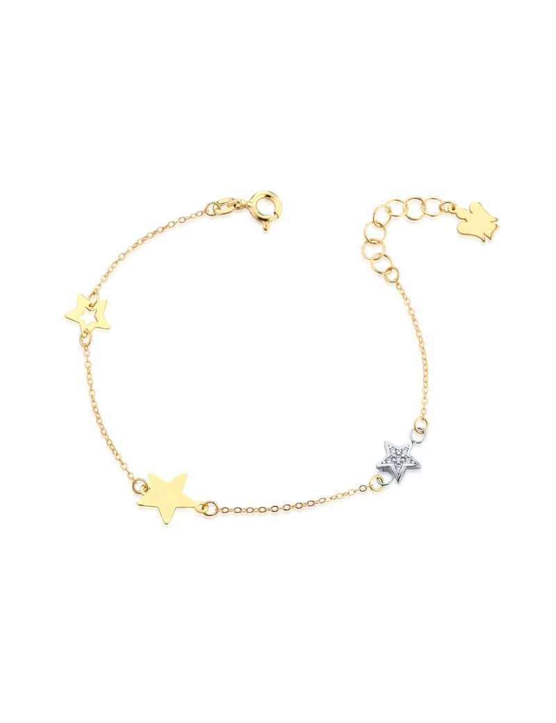 Bracciale Giannotti stelle in oro e zirconi NKT343