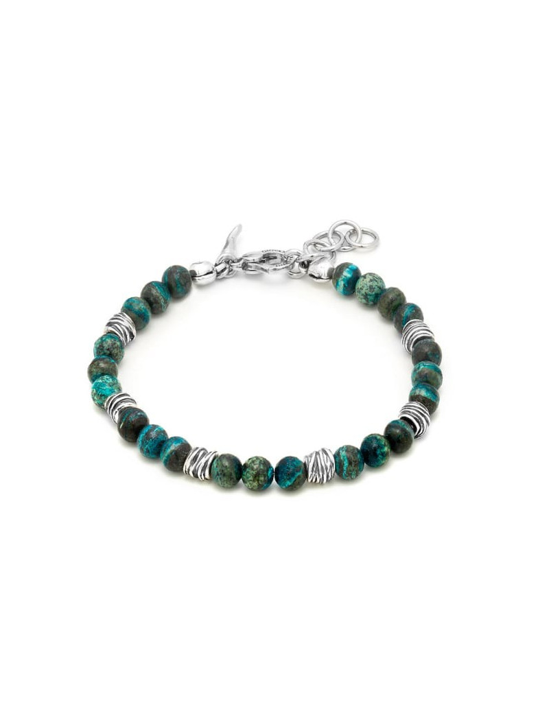 Bracciale Raspini Tango Diaspro verde e argento 11367