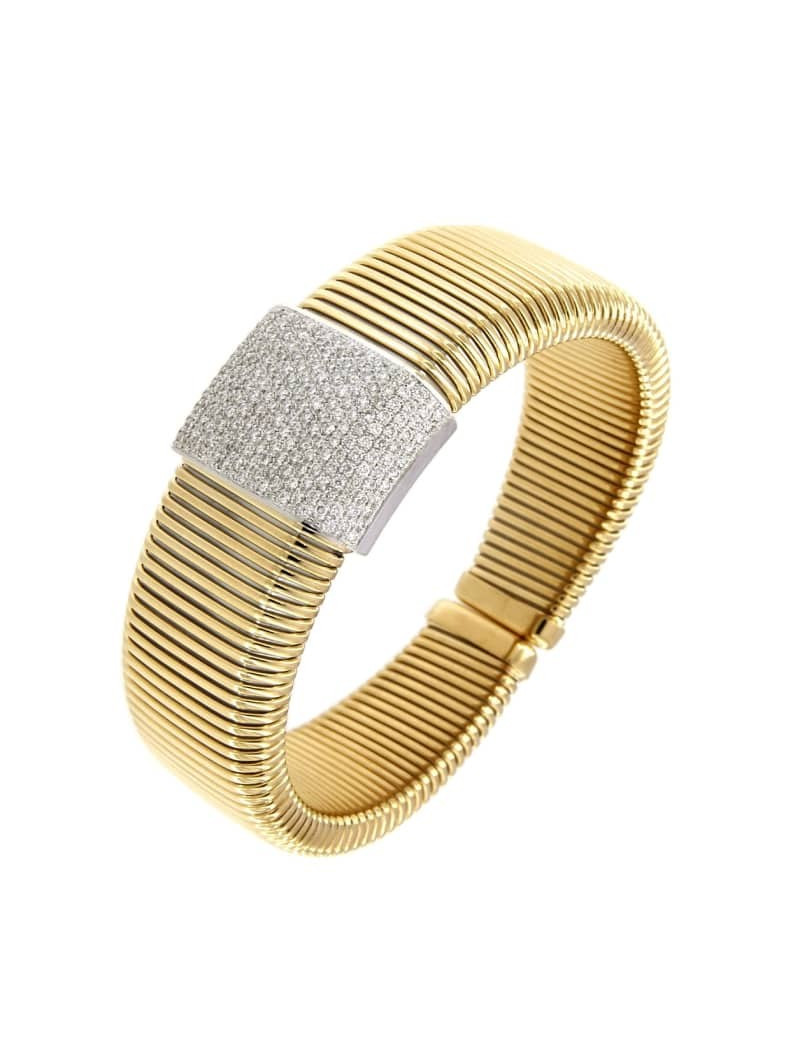 Bracciale Antorà oro giallo e pavè diamanti 5840