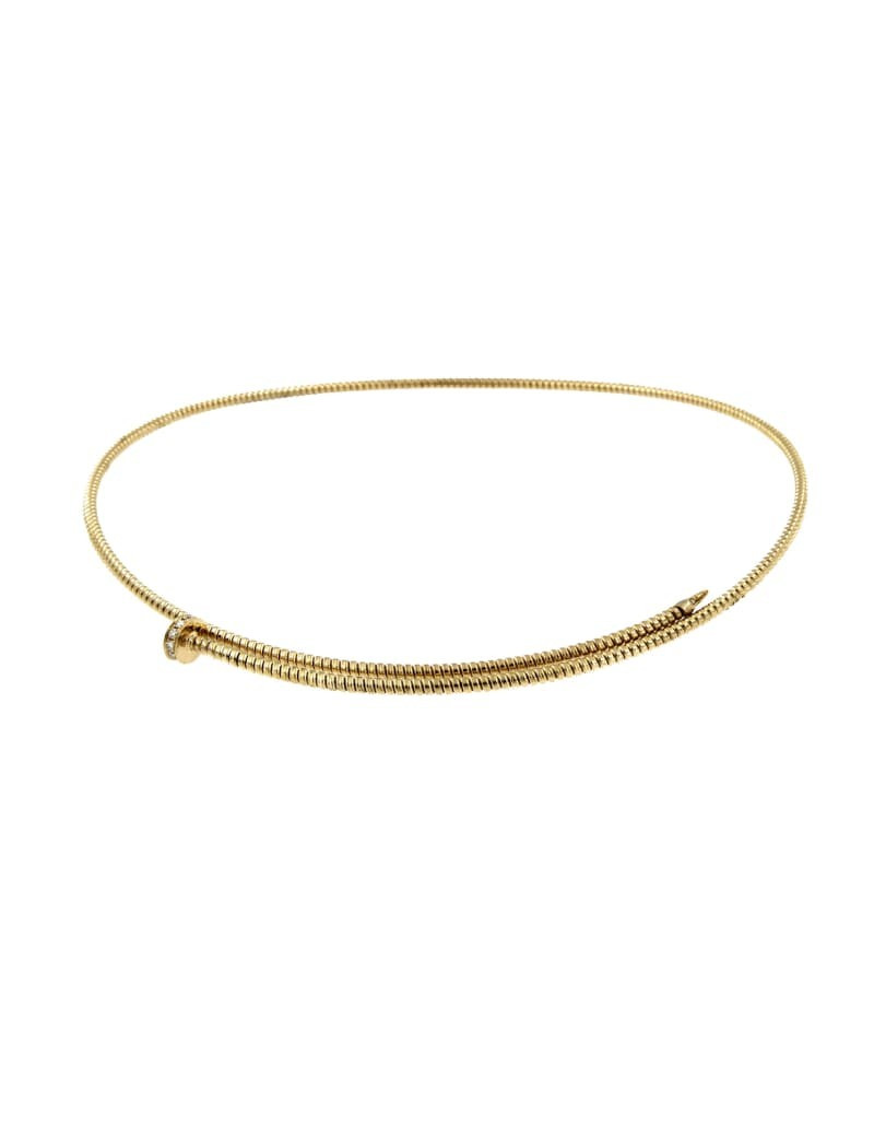 Collana Antorà chiodo oro giallo e diamanti 15008