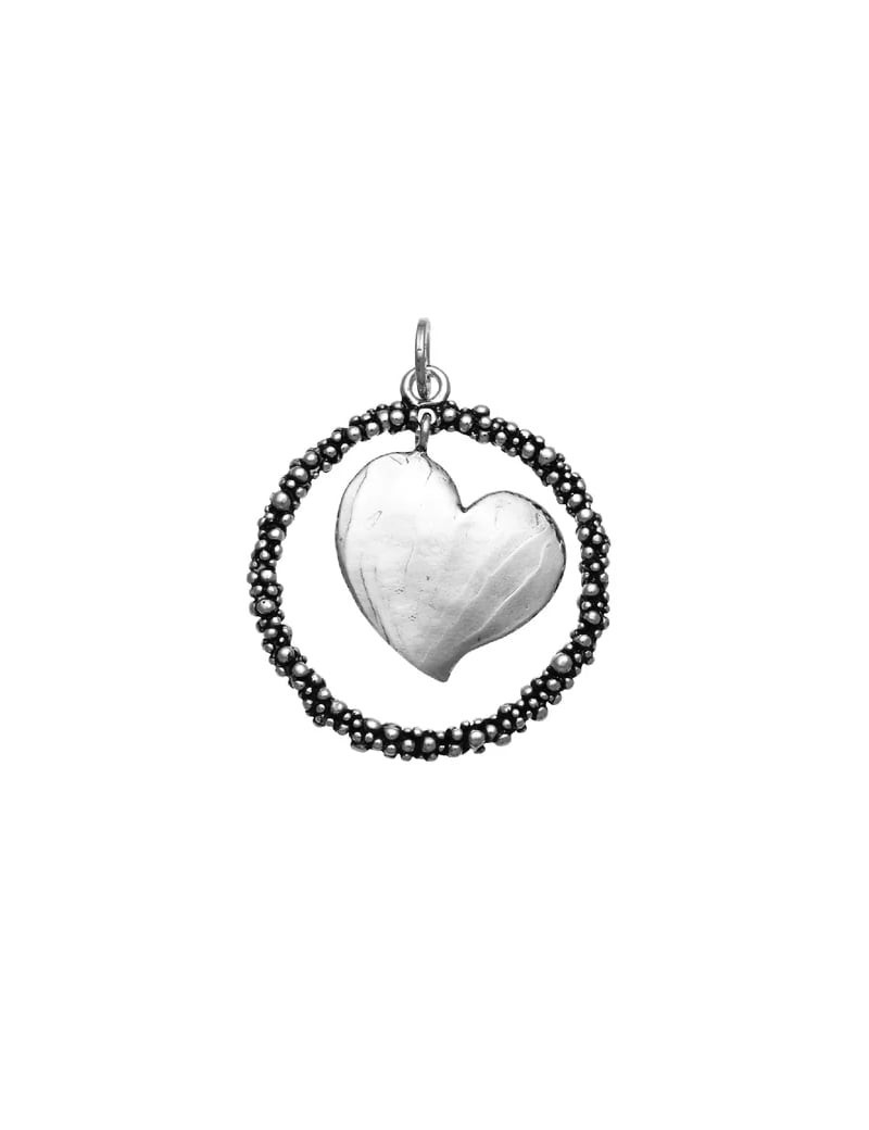 Charm cuore perlage in argento raspini 10627