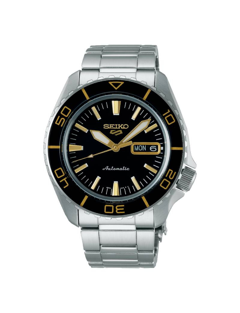 Seiko 5 Sports SRPK99K1 nero e dorato automatico