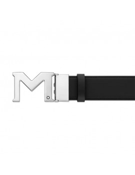 Cintura Montblanc M-Gram nera - 127697